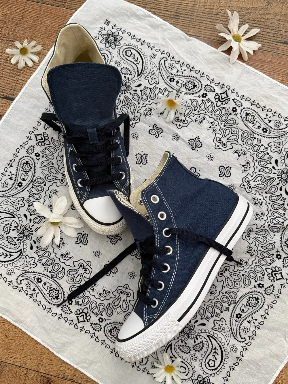 Converse All Star Chuck Taylor Navy White High-Top Sneakers